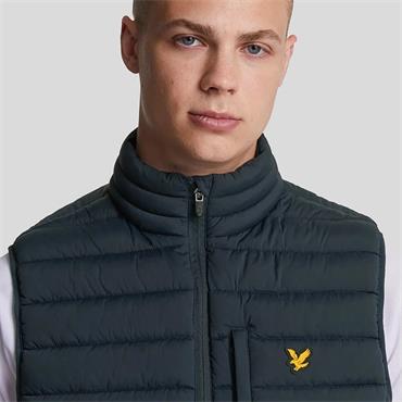 LYLE&SCOTT LIGHTWEIGHT QUILTED GILET - NAVY