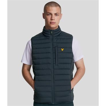 LYLE&SCOTT QUILTED GILET - NAVY