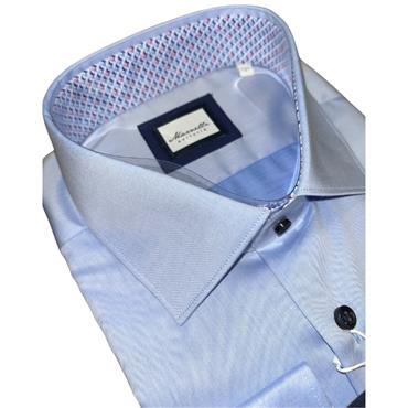 MARNELLI JOE PLAIN SHIRT - BLUE