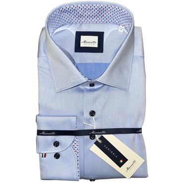 MARNELLI JOE PLAIN SHIRT - BLUE