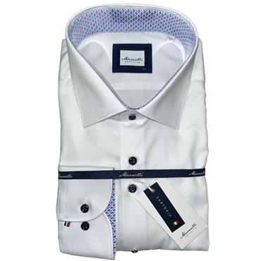 MARNELLI JOE PLAIN SHIRT - WHITE