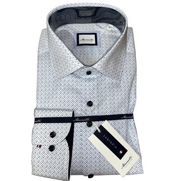 MARNELLI JOE PRINT SHIRT - BLUE