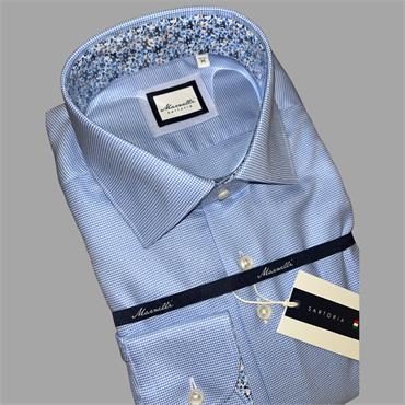 MARNELLI JOE CLASSIC PRINT SHIRT - BLUE