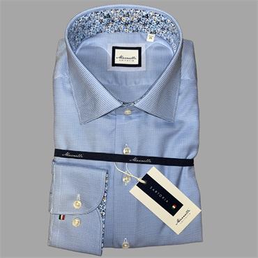 MARNELLI JOE CLASSIC PRINT SHIRT - BLUE