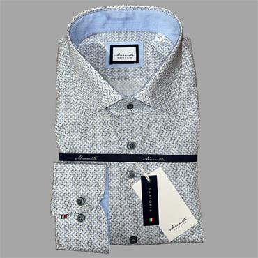 MARNELLI JOE PRINT SHIRT - BLUE