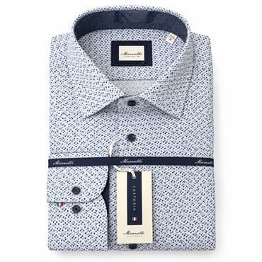 MARNELLI JOE H01 PRINT SHIRT - BLUE