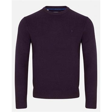 BENETTI JULIUS CREW NECK JUMPER - PURPLE