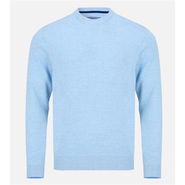 BENETTI JULIUS CREW NECK JUMPER - SKY