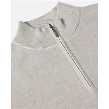 BENETTI JULIUS 1/4 ZIP - STONE