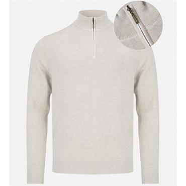 BENETTI JULIUS 1/4 ZIP - STONE