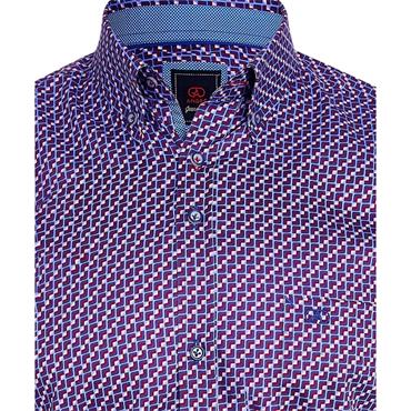 ANDRE GALVIN SHIRT - BURGUNDY