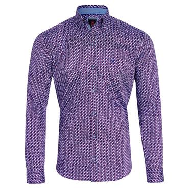 ANDRE GALVIN SHIRT - BURGUNDY
