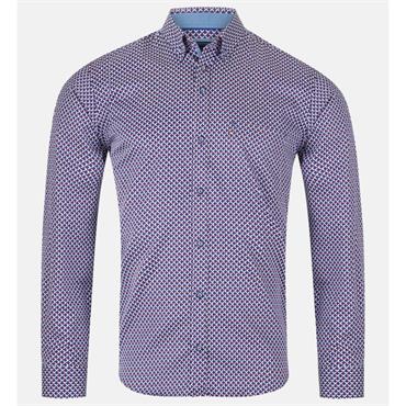 ANDRE GEORGIA SHIRT - BURGUNDY