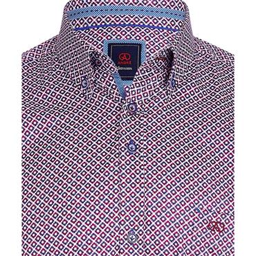 ANDRE REGAN SHIRT - BURGUNDY