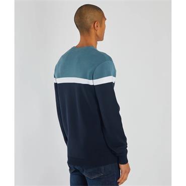 DIESEL VIC ROUND NECK JUMPER - BLUE