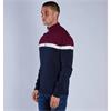 DIESEL TULLY 1/2 ZIP - BURGUNDY