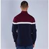DIESEL TULLY 1/2 ZIP - BURGUNDY