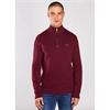 DIESEL TWAIN 1/2 ZIP - BURGUNDY