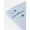 BENETTI KEVIN PRINT SHIRT - BLUE