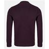 ANDRE INCH 1/4 ZIP JUMPER - BURGUNDY