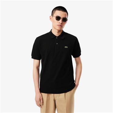 LACOSTE CLASSIC FIT ORIGINAL POLO SHIRT - BLACK