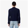 LACOSTE LONG SLEEVED POLO SHIRT - NAVY