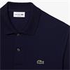 LACOSTE LONG SLEEVED POLO SHIRT - NAVY