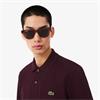 LACOSTE CLASSIC LONG SLEEVED POLO SHIRT - BURGUNDY