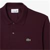 LACOSTE CLASSIC LONG SLEEVED POLO SHIRT - BURGUNDY