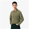 LACOSTE CLASSIC LONG SLEEVED POLO SHIRT - GREEN
