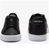 LACOSTE LEROND SET LEATHER SNEAKER - BLACK