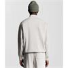 LYLE&SCOTT LOUNGEWEAR 1/4 ZIP SWEATSHIRT - GREY