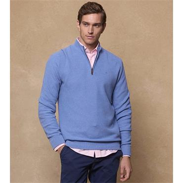 MAGEE LIAM 1/4 ZIP - BLUE