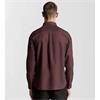 LYLE&SCOTT PLAIN OXFORD SHIRT - BURGUNDY