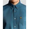 LYLE&SCOTT PLAIN OXFORD SHIRT - TEAL