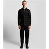 LYLE&SCOTT TARTAN CORDUROY SHIRT - BLACK