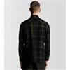 LYLE&SCOTT TARTAN CORDUROY SHIRT - BLACK