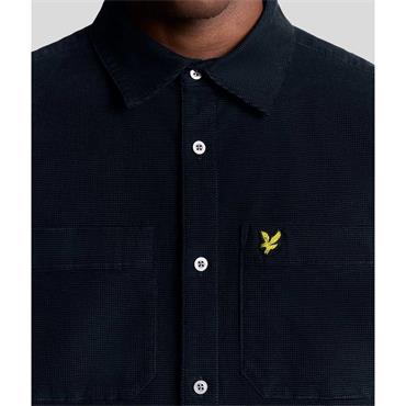 LYLE&SCOTT CORDUROY SHIRT - NAVY