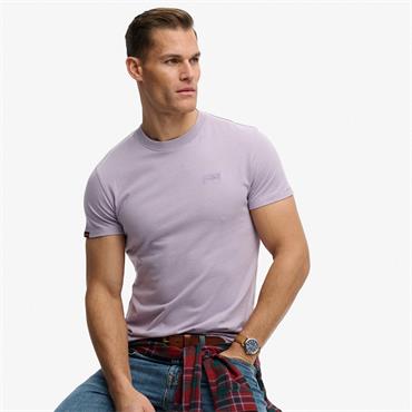 SUPERDRY ESSENTIAL LOGO T-SHIRT - PURPLE