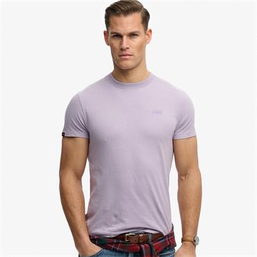 SUPERDRY ESSENTIAL LOGO T-SHIRT - PURPLE