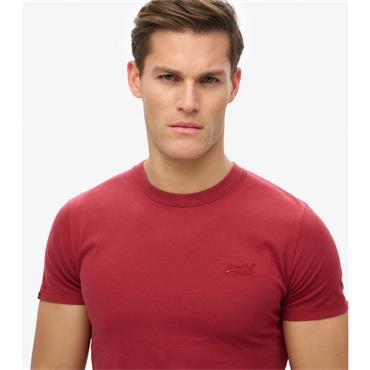 SUPERDRY ESSENTIAL LOGO T-SHIRT - RED