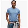 SUPERDRY ESSENTIAL LOGO T-SHIRT - BLUE