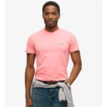 SUPERDRY ESSENTIAL LOGO T-SHIRT - PINK