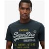 SUPERDRY VL HERITAGE RELAXED T-SHIRT - NAVY