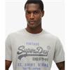 SUPERDRY VL HERITAGE RELAXED T-SHIRT - GREY