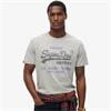 SUPERDRY VL HERITAGE RELAXED T-SHIRT - GREY