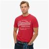 SUPERDRY VL CLASSIC T-SHIRT - RED