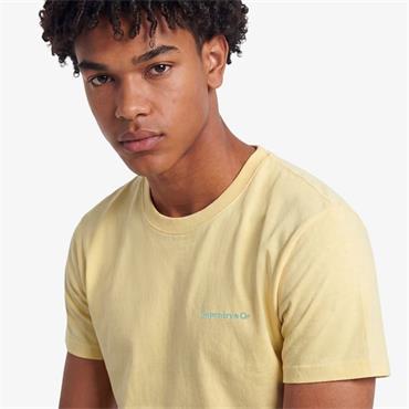 SUPERDRY ESSENTIAL COMPANY LOGO T-SHIRT - YELLOW