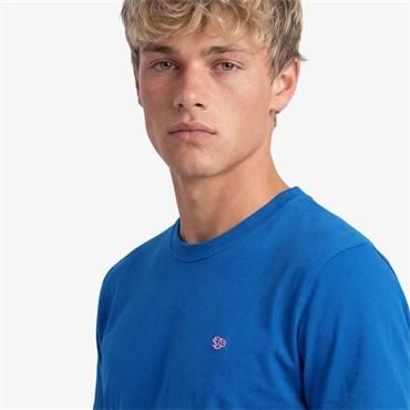 SUPERDRY ESSENTIAL SDCO LOGO T-SHIRT - BLUE