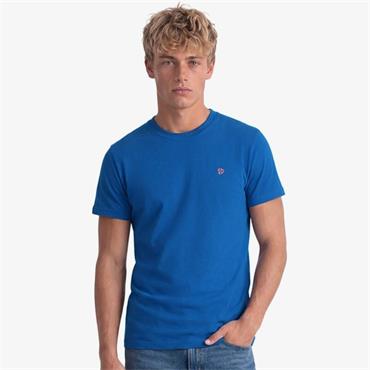 SUPERDRY ESSENTIAL SDCO LOGO T-SHIRT - BLUE